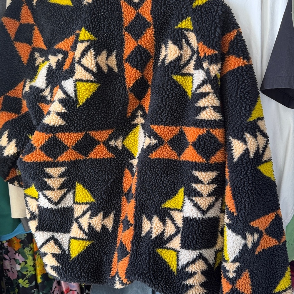 FP Movement by Free People Geometric Jacket - Black, Orange, Yellow - Picture 5 of 5